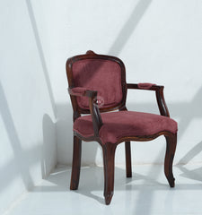 Upholstered Sheesham Wood Dining Chair Arina Living