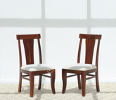 Sprint Sheesham Wood Dining Chair with Cushioned Seat – Honey Finish , Single Piece Arina Living