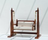 Quant Sheesham Wood Indoor Swing (Jhula) with Cushion - Honey finish