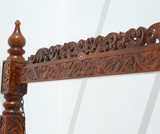 Regis Mango Wood Carved Swing (Jhula) – Honey Finish