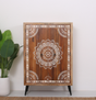 Solid Mango Wood Carved  Sideboard Arina Living