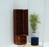 Sleek Sheesham Wood Dressing Table with Mirror & Storage – Honey Finish