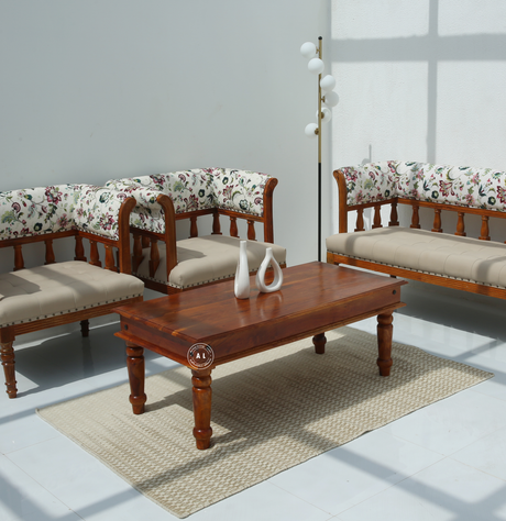 Meldrum Sheesham Wood Coffee Table – Honey Finish Arina Living