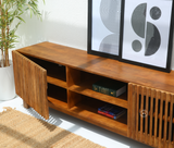Heritage Mango Wood TV Unit - Honey Finish