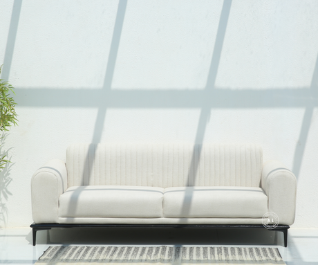 Aura 3 Seater Sofa – Cotton Upholstery Arina Living