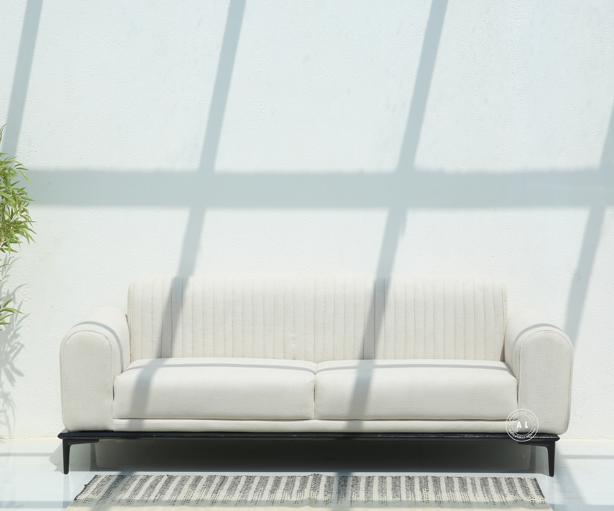 Aura 3 Seater Sofa – Cotton Upholstery Arina Living
