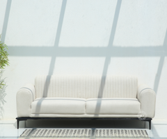 Aura 3 Seater Sofa – Cotton Upholstery Arina Living