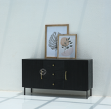 Modern Black Sideboard & Cabinet