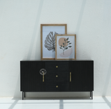 Modern Black Sideboard & Cabinet