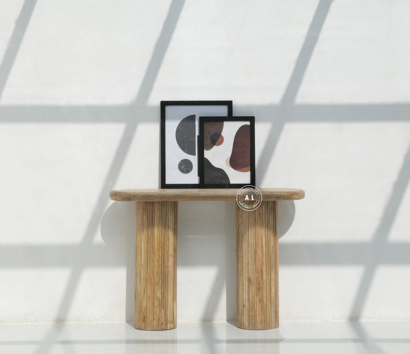 Elferdia solid mango wood Console Table