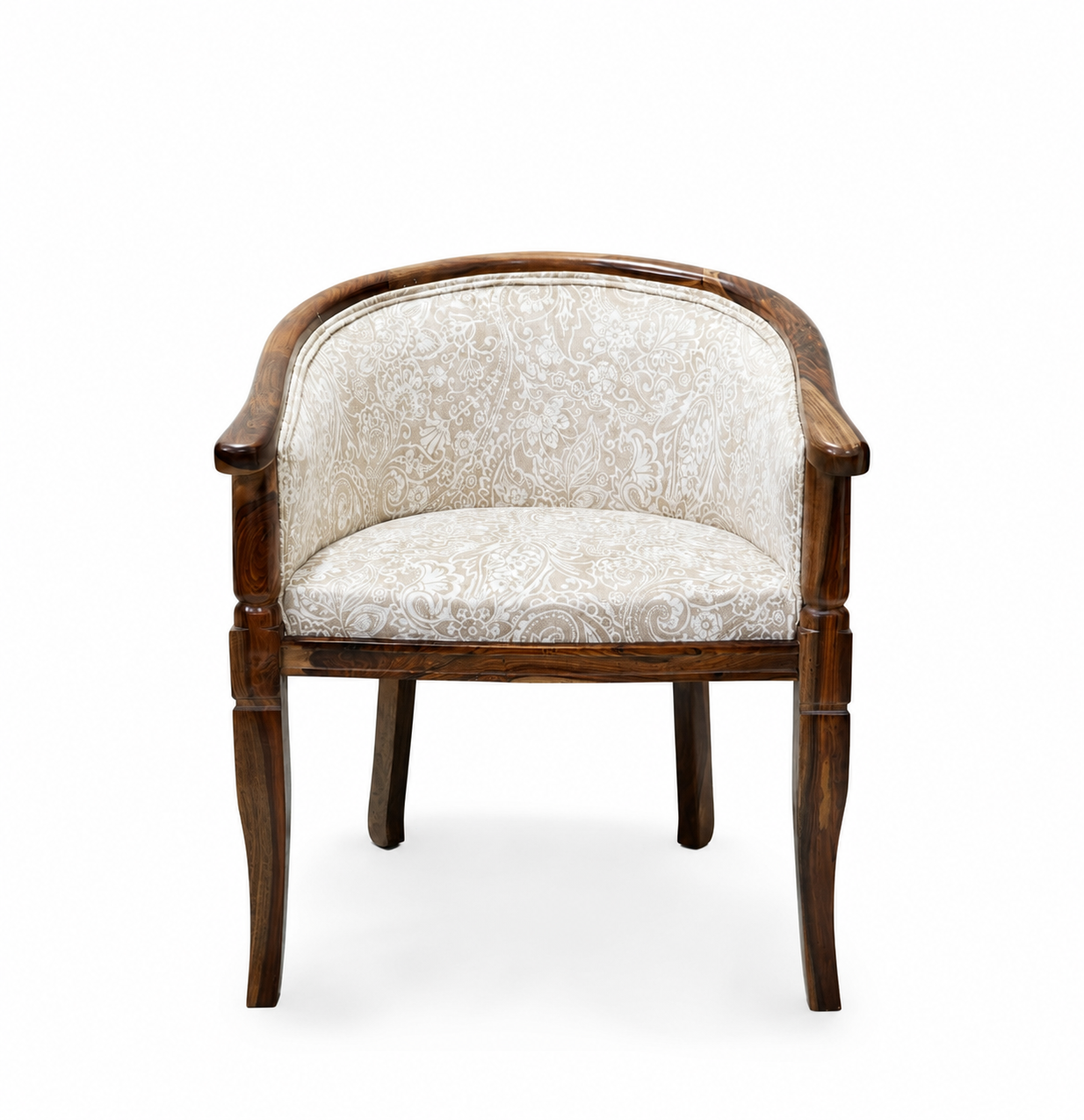 sheesham wood Arm Chair - teak finish Arina Living