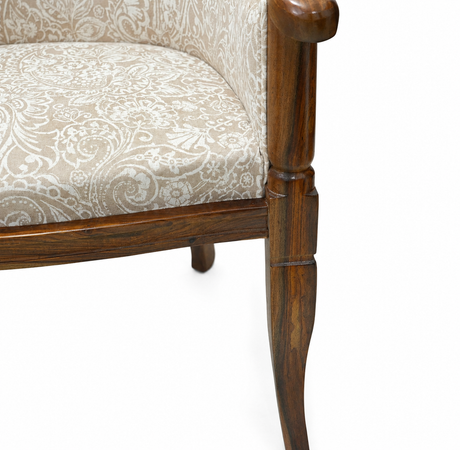 sheesham wood Arm Chair - teak finish Arina Living