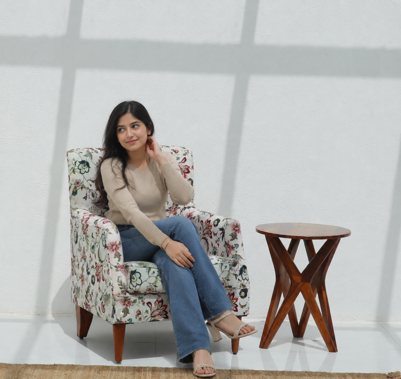 Strive Wooden Arm Chair Arina Living