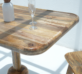 wooden bar table - Natural finish Arina Living