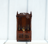 Wooden Temple with Storage - Honey finish Arina Living