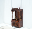 Wooden Temple with Storage - Honey finish Arina Living