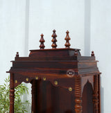 Flow Wooden Temple with Storage - Honey finish Arina Living