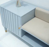 Solid Wood Shoe racks - Grey finish Arina Living
