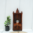 Wooden Temple with 2 door in Honey finish Arina Living