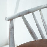 wooden arm chair - white finish Arina Living