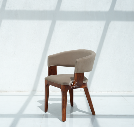 wooden arm chair - honey finish Arina Living