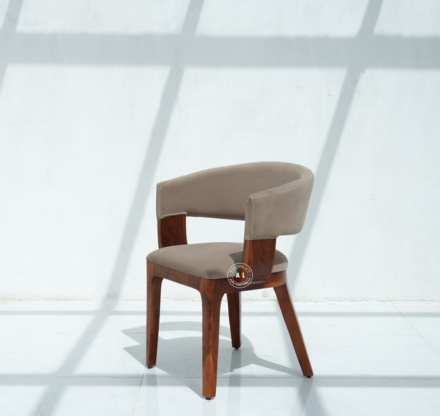 wooden arm chair - honey finish Arina Living