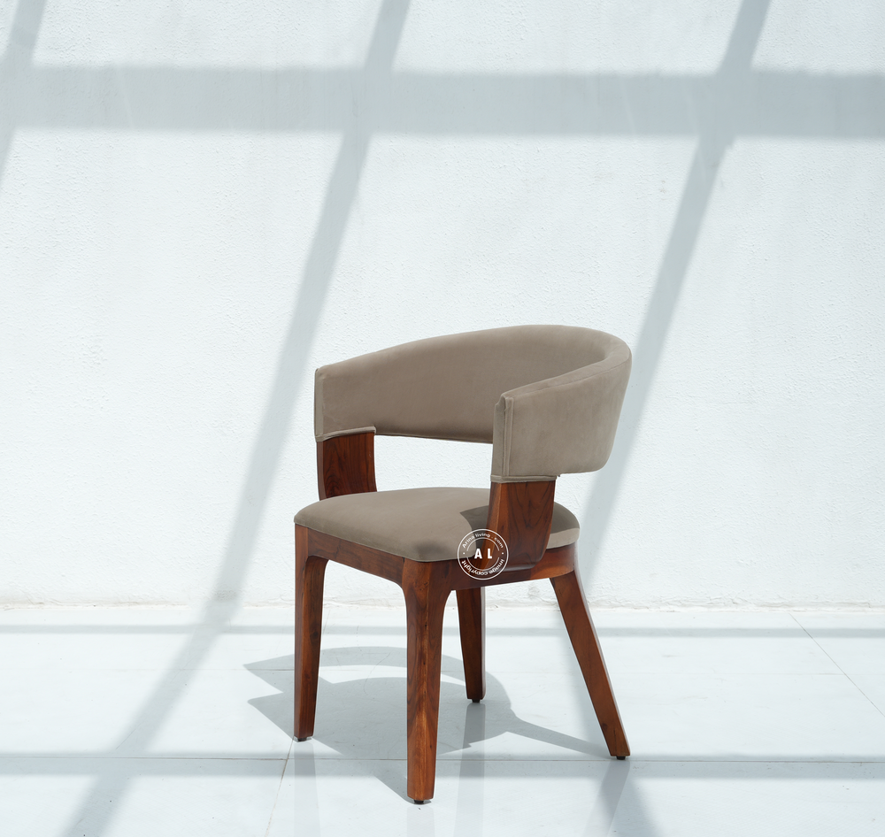 wooden arm chair - honey finish Arina Living