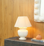 Handcrafted Terracotta Table Lamp with Textured Base Arina Living
