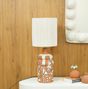 Painted Terracotta Accent Table Lamp Arina Living