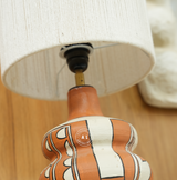 Painted Terracotta Accent Table Lamp Arina Living