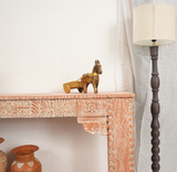 wooden Carved  console table Arina Living