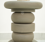 Wooden Round Side Table Arina Living