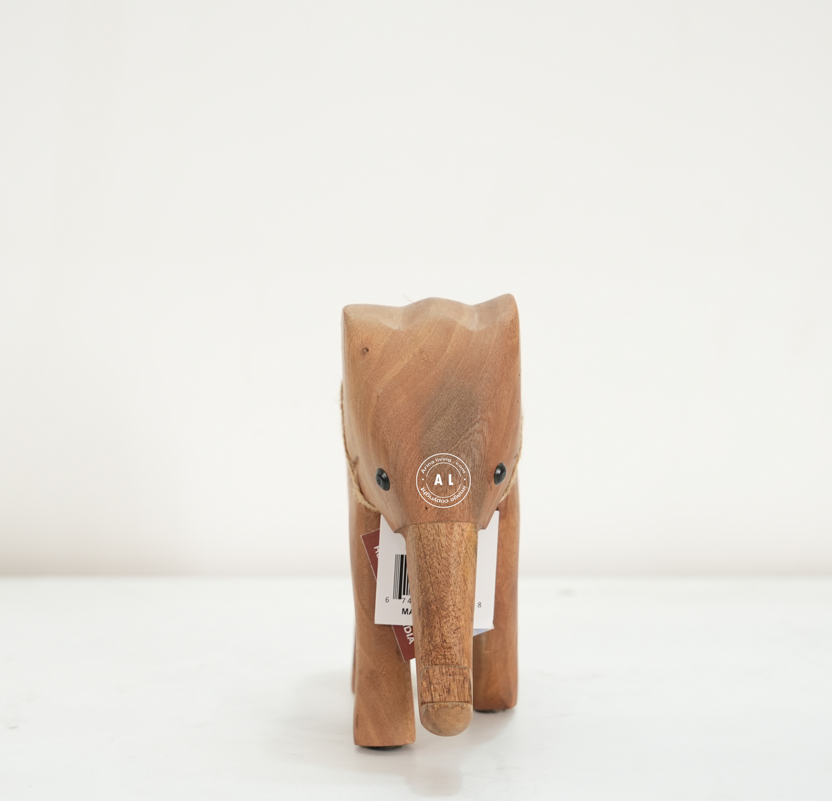 Handcrafted Wooden Elephant Décor Arina Living