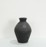 Black Rustic Terracotta Decorative Vase Arina Living