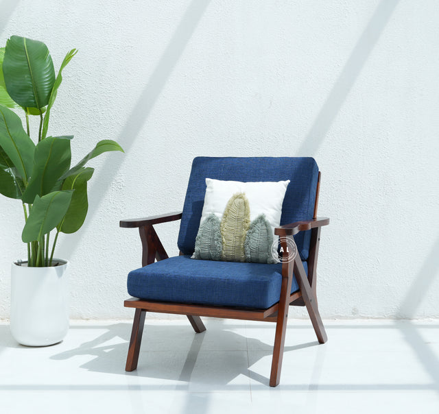 sheesham wood Lounge Chair Arina Living
