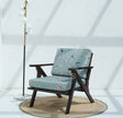 sheesham wood Lounge Chair - Walnut finish Arina Living
