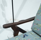 sheesham wood Lounge Chair - Walnut finish Arina Living