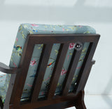 sheesham wood Lounge Chair - Walnut finish Arina Living