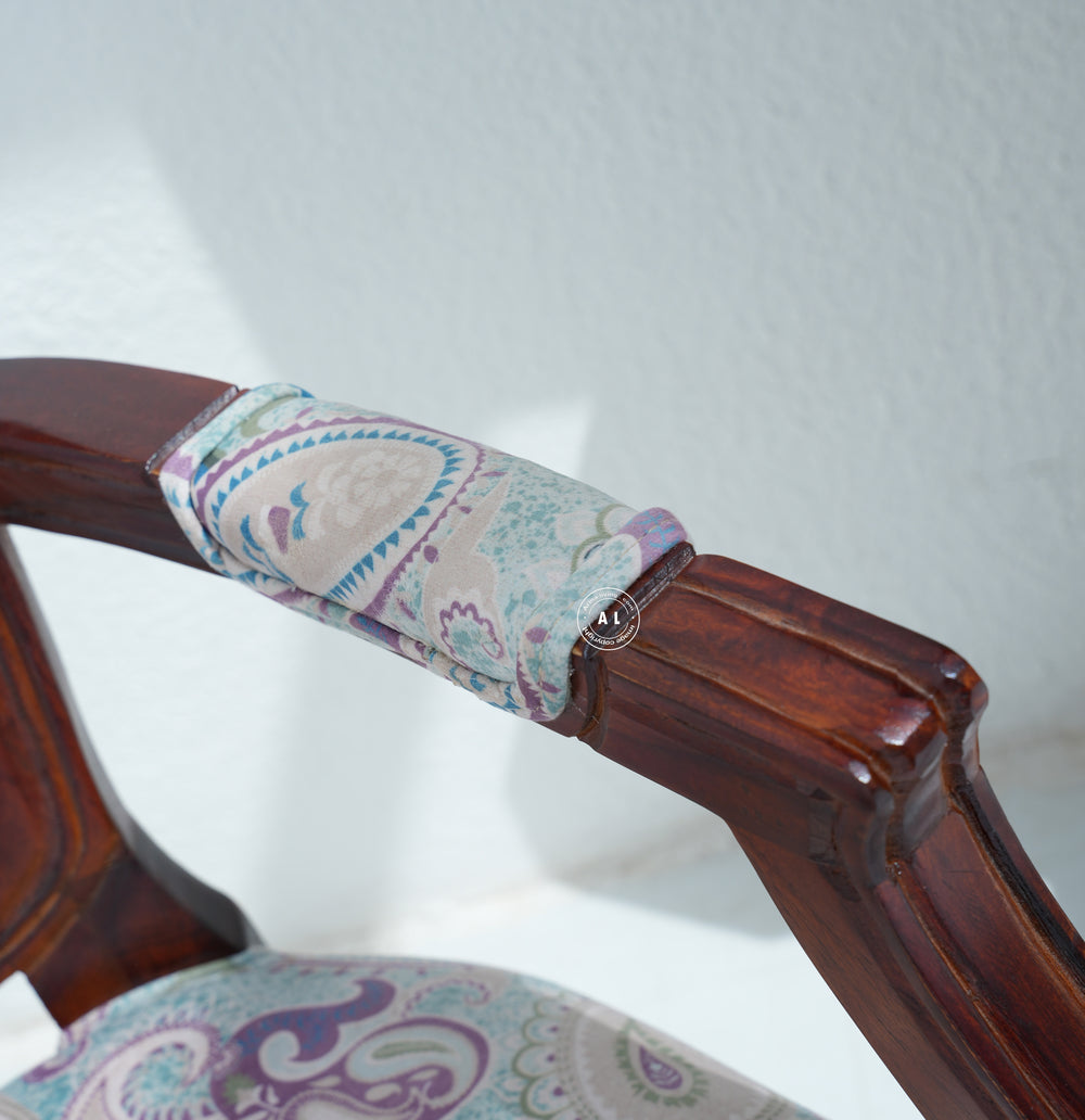 Sheesham wood Arm Chair - Honey finish Arina Living