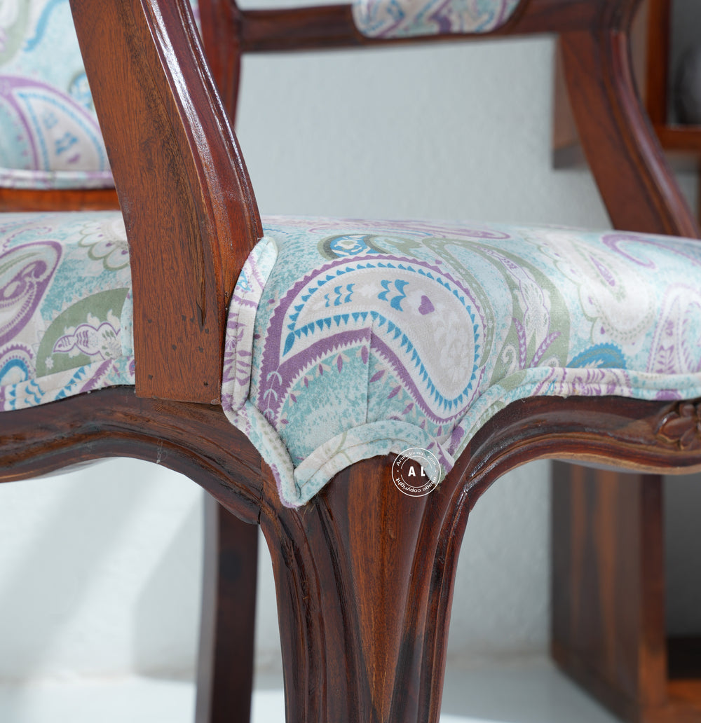 Sheesham wood Arm Chair - Honey finish Arina Living