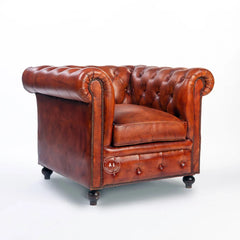 1 Seater Leather Sofa Arina Living