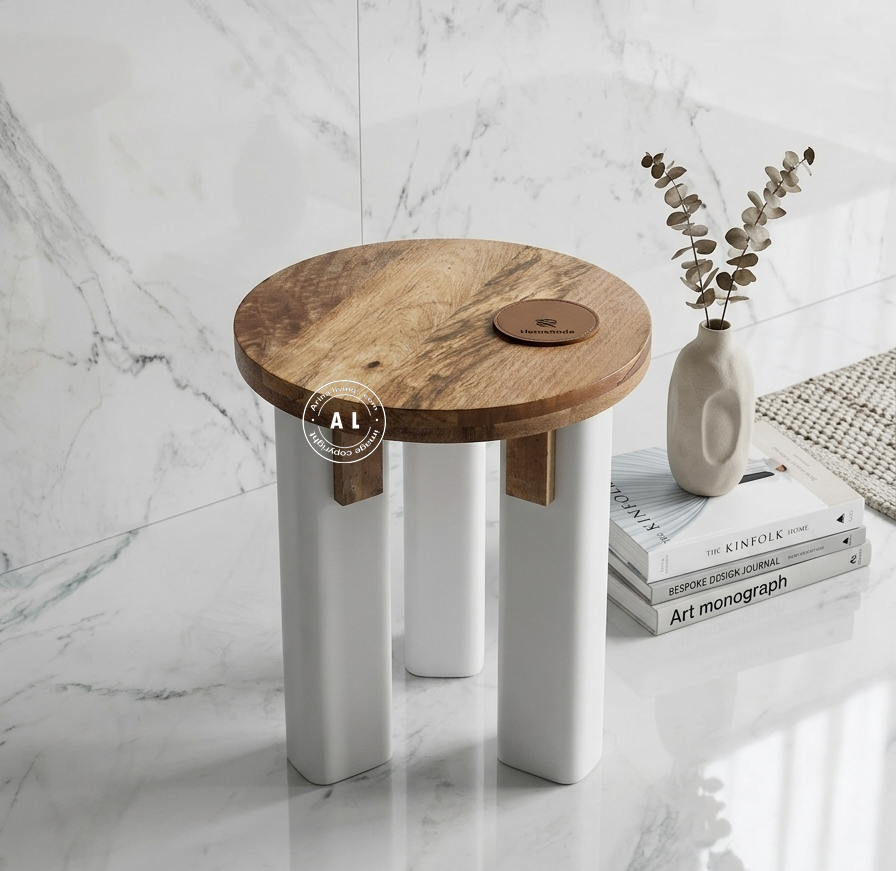 Solid Mango Wood Side table