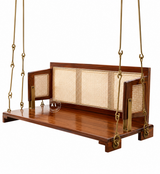 Conklin Solid Sheesham Wood Swing/Jhula - Honey finish