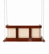 Prestow Sheesham Wood Swing Chair - Honey finish