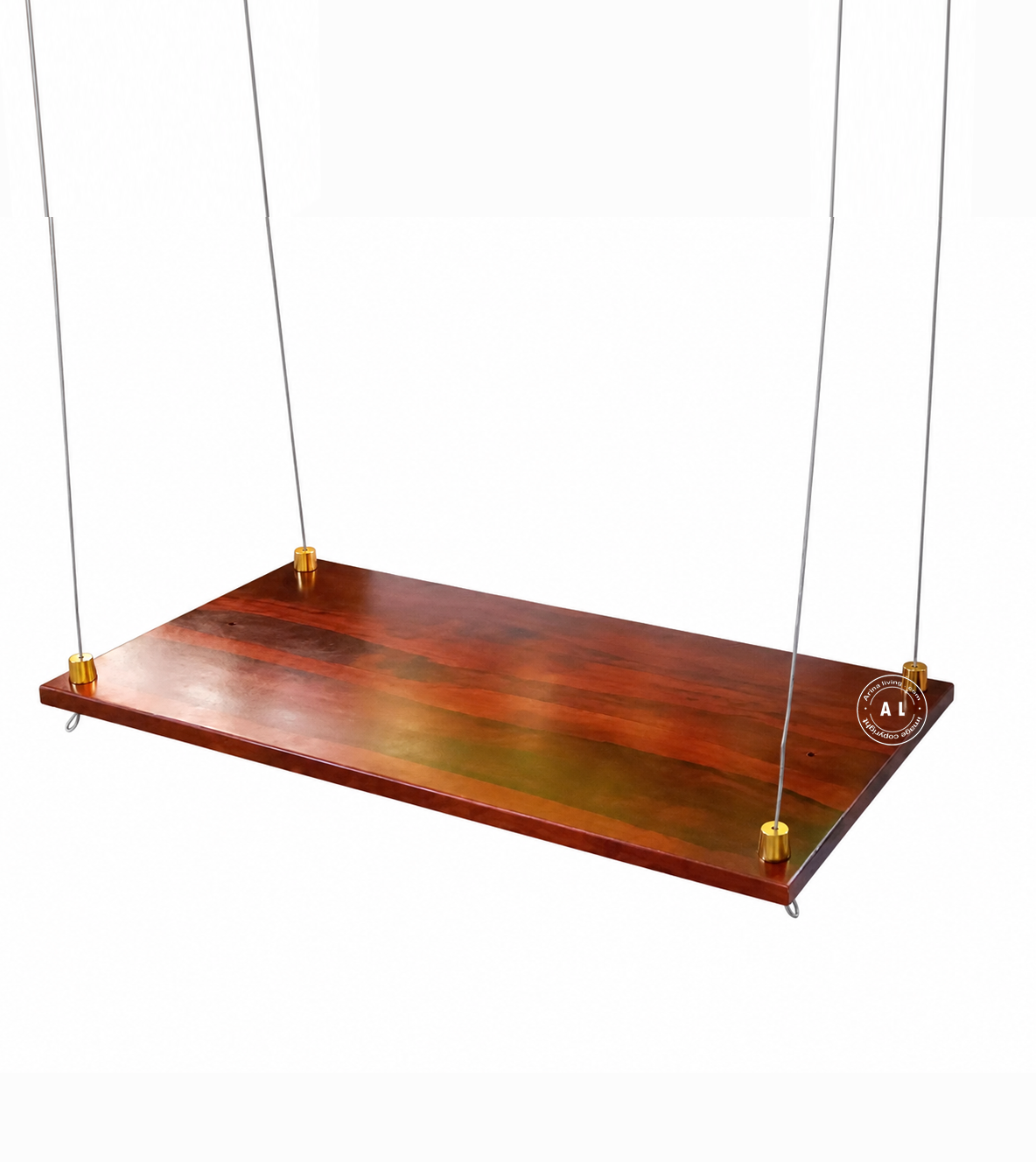 Sheesham Wood Swing Chair - Honey finish