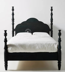 Mango wood Queen size Poster Bed Arina Living