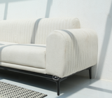 Aura 3 Seater Living Room Sofa Set with 2 Accent Arm Chairs