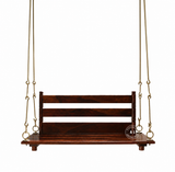 sheesham wood swing (jula) - honey finish