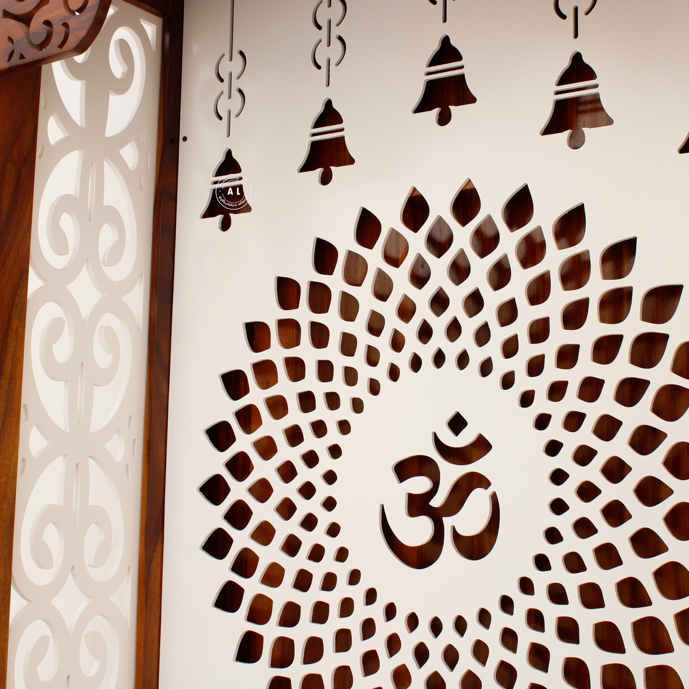 Holmen Sheesham Wood Home Temple full size