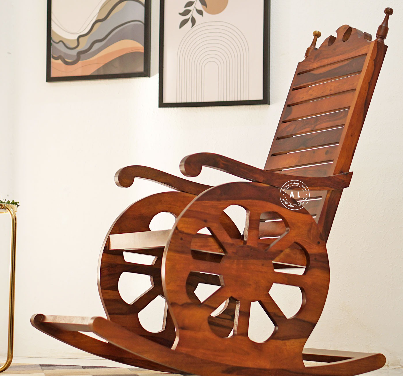 Rocking Chair - Honey Finish Arina Living